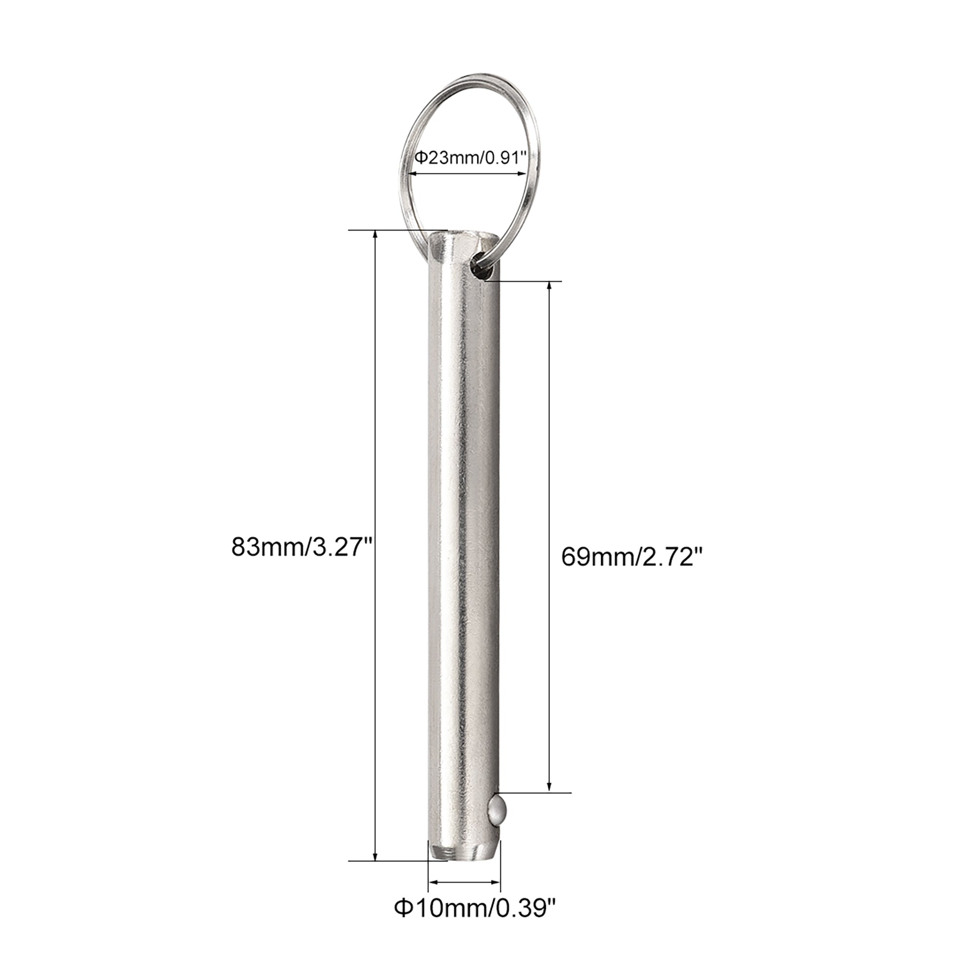 Quick Release Pins 10mmX83mm Marine Hardware for Boat Bimini Top Deck Hinge