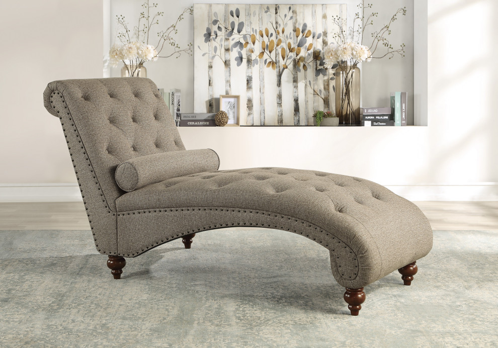 Bolingbrook Chaise   Traditional   Indoor Chaise Lounge Chairs   by Lexicon Home  Houzz