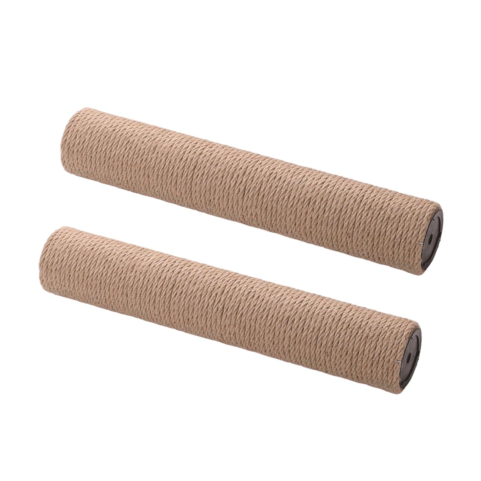 Replacement cm Scratcher Post Interactive Toy Natural Sisal Rope Scratch Post Refill for Playing ， Brown 30cm