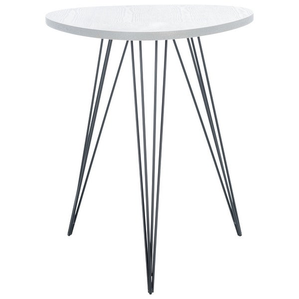 Safavieh Mid-Century Wolcott Grey/ Black Side Table - 19.6