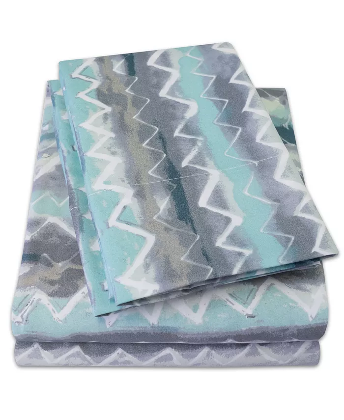 Sweet Home Collection Printed Twin 3-Pc Sheet Set