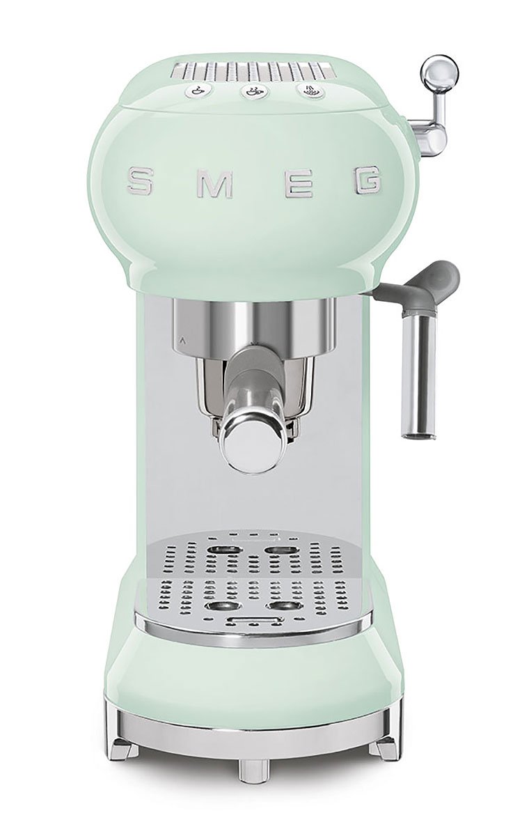 Smeg 50's Retro Style Pastel Green Espresso Machine