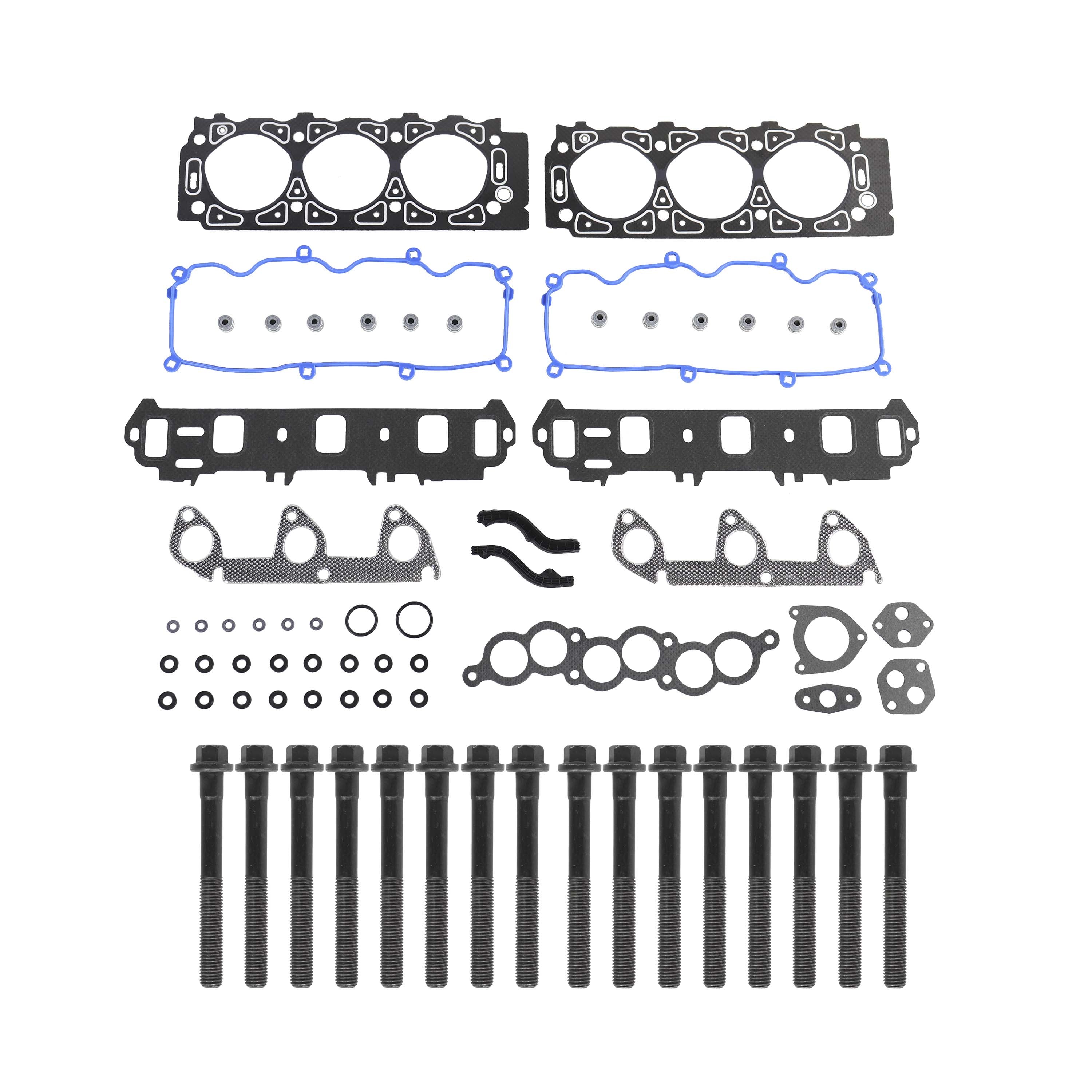 DNJ HGB4137 Cylinder Head Set with Head Bolt Kit For 1991-1995 for Ford Probe 3.0L 2986cc 182cid V6 OHV