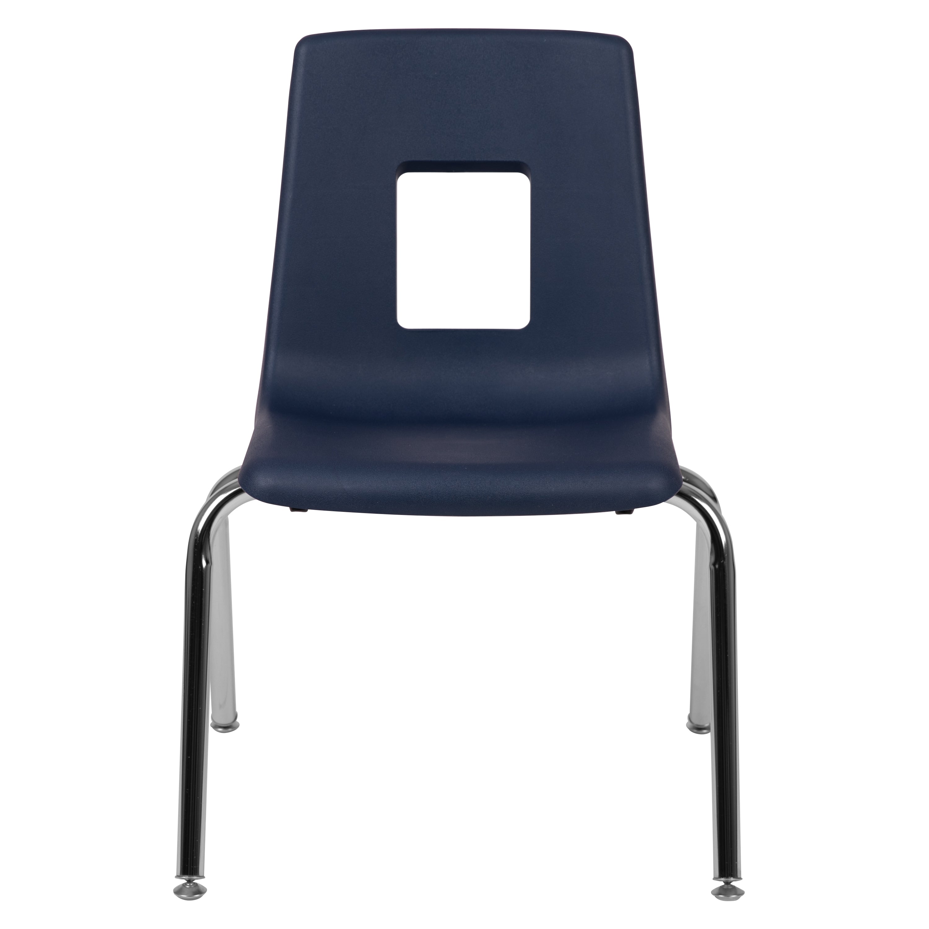 Emma + Oliver Navy Student Stack School Chair - 16-inch