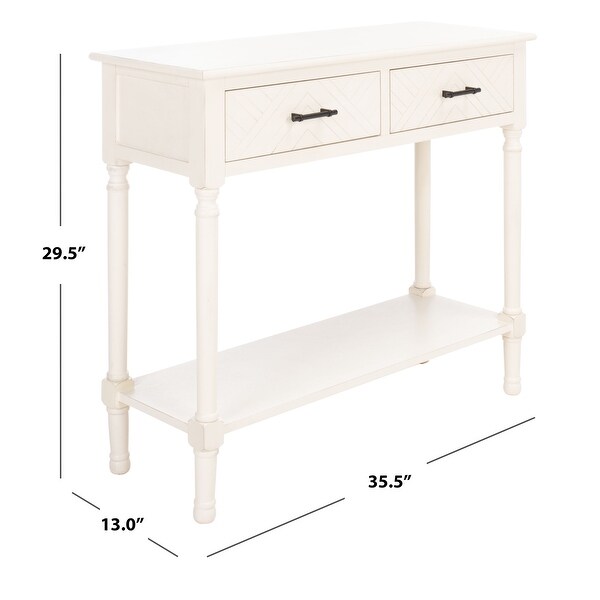 SAFAVIEH Peyton 2-Drawer Console Table - 35.5