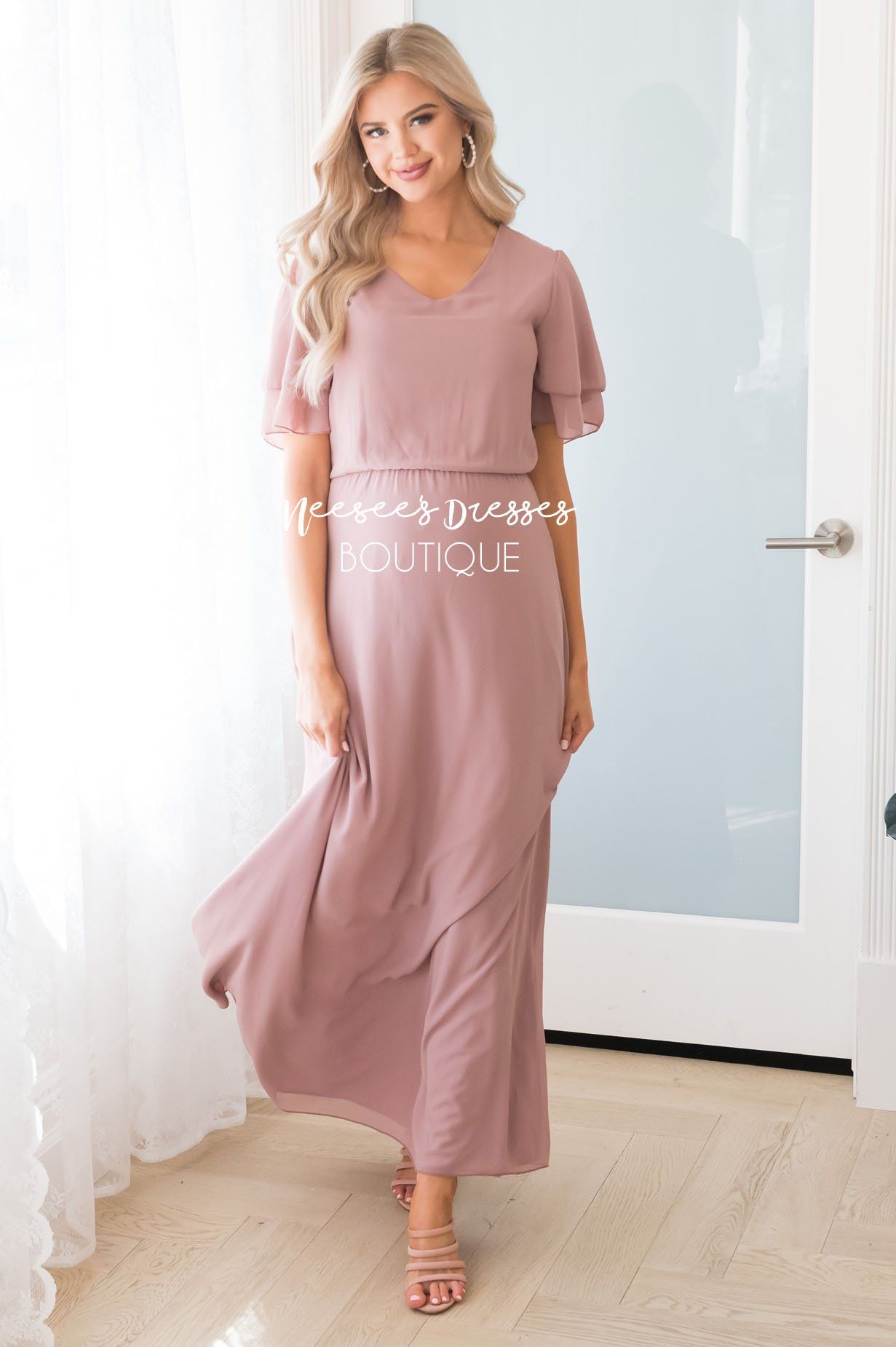 The Chloe Chiffon Maxi Dress