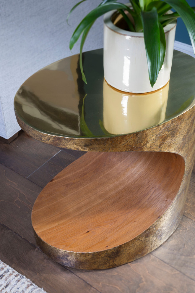 Thornton Oval Side Table   Rustic   Side Tables And End Tables   by Lexington Home Brands  Houzz