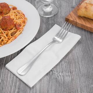 Oneida Baguette Silver 1810 Stainless Steel European Table Fork (12-Pack) T148FDIF