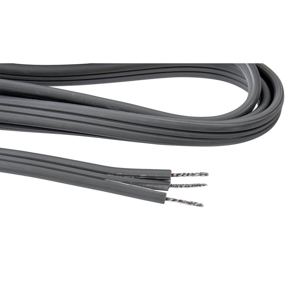 Bergen Industries 6 ft. 3-Wire Garbage Disposal Replacement Power Cord Straight Plug Gray PS16306