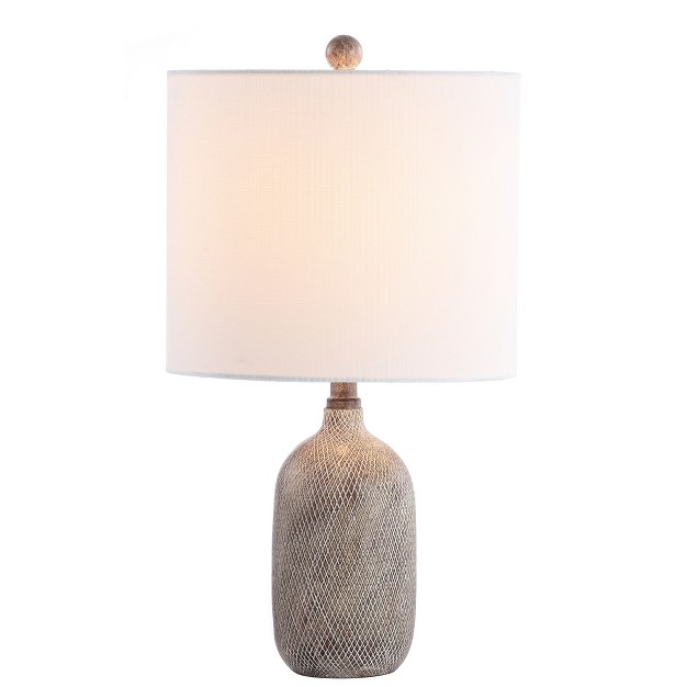 Alvaro Table Lamp Grey Wash Safavieh