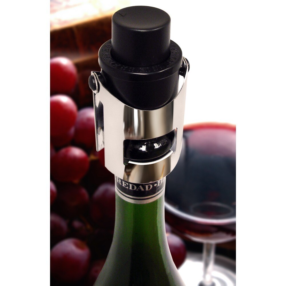 Black Pop Champagne Stopper
