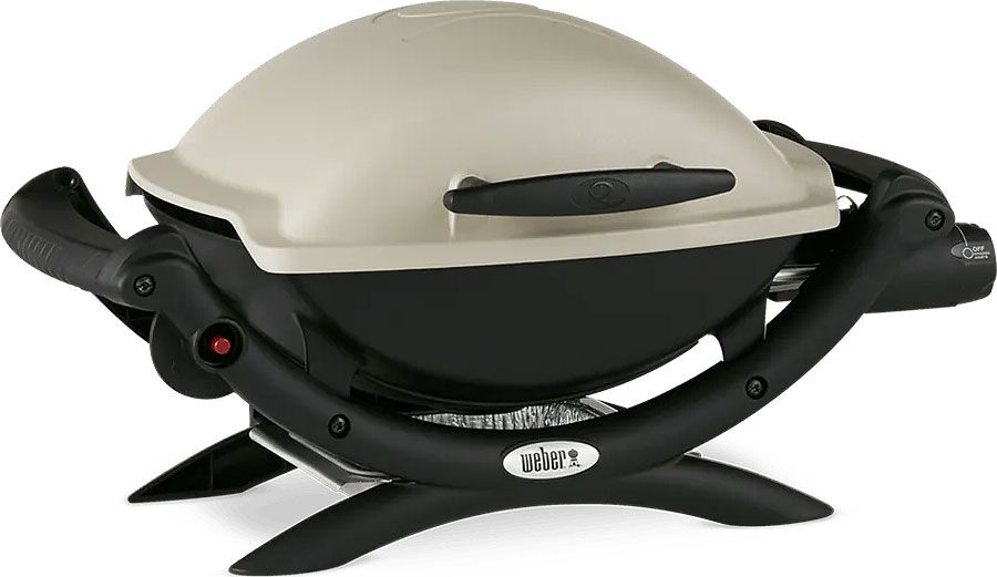 Weber Q 1000 Titanium Portable Liquid Propane Gas Grill