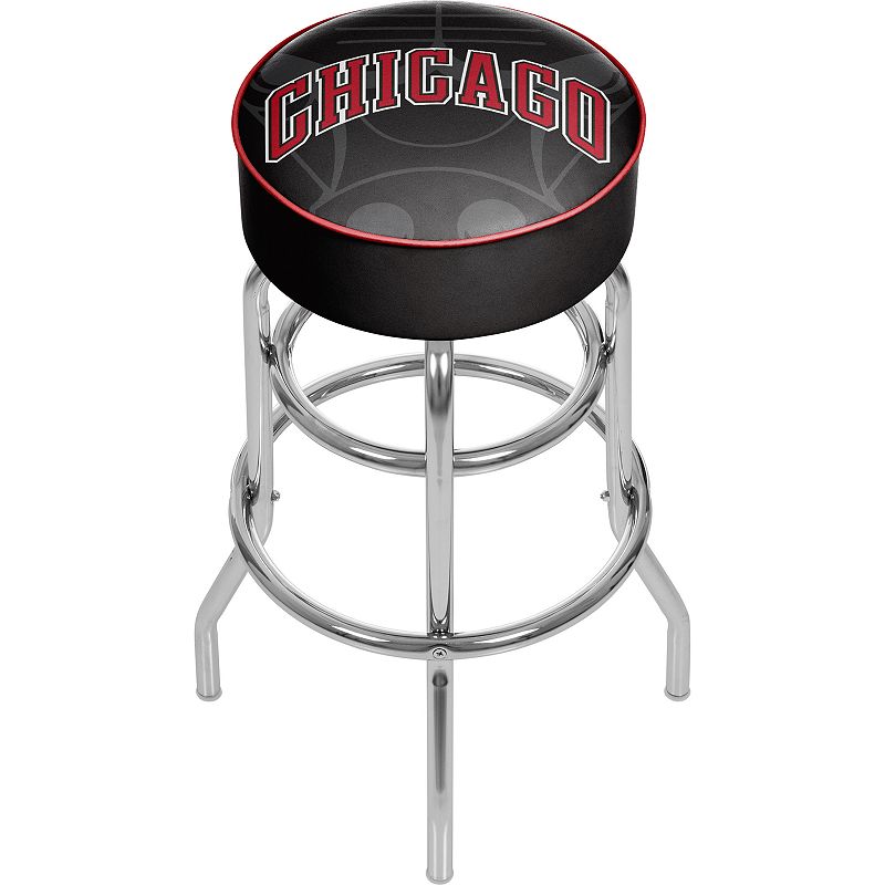 Chicago Bulls Padded Swivel Bar Stool