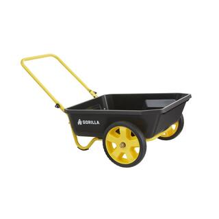 GORILLA CARTS 4 cu. ft. Plastic Garden Cart GCR-4W