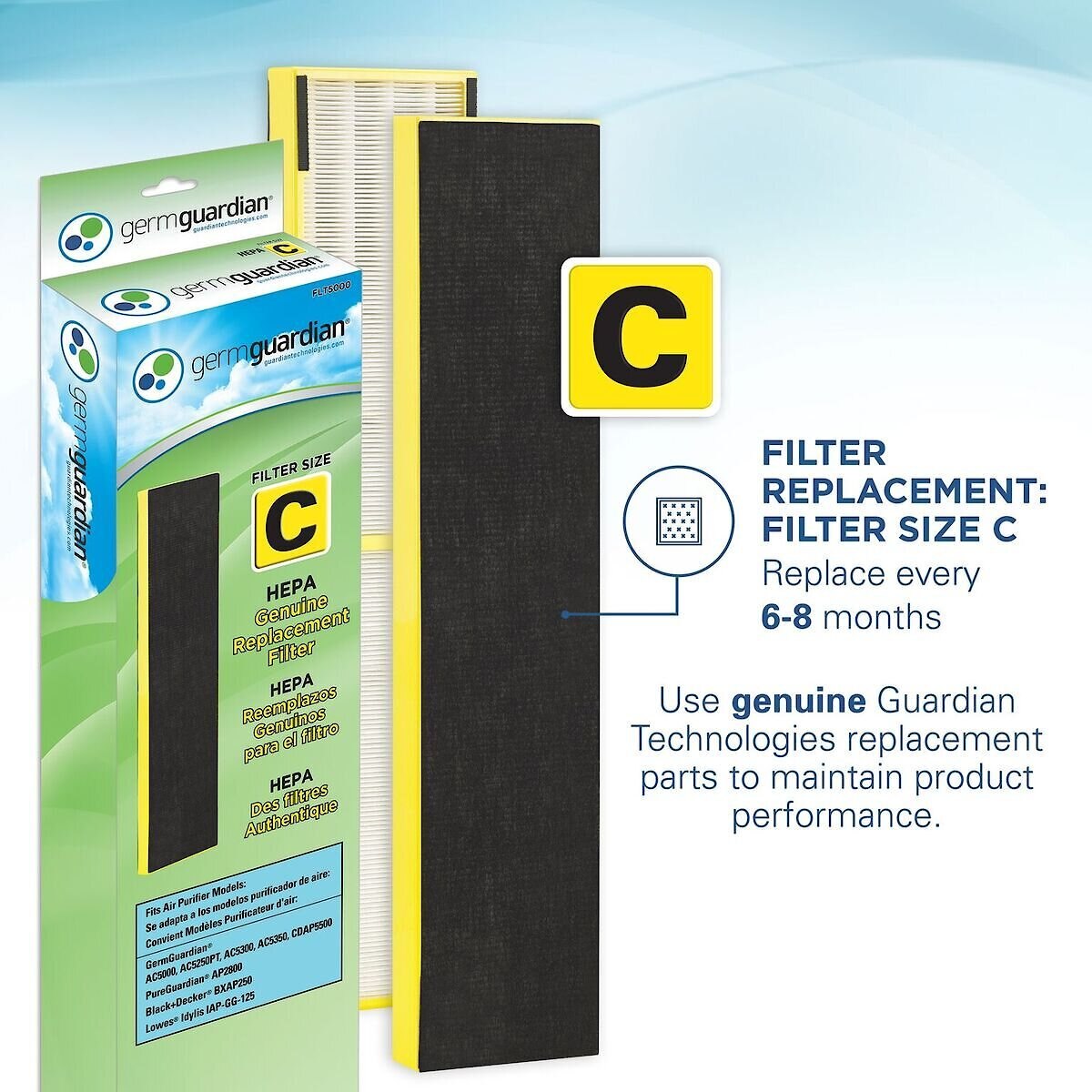 Germ Guardian AC5000 HEPA Filter Air Purifier