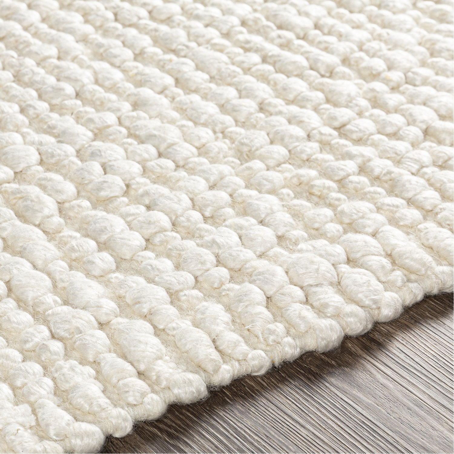 Como Hand Woven Rug in Ivory