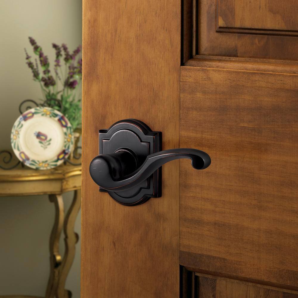 Baldwin Prestige Madrina Venetian Bronze Universal HallCloset Door Handle 352MDL ARB 11P CP 6AL RCS