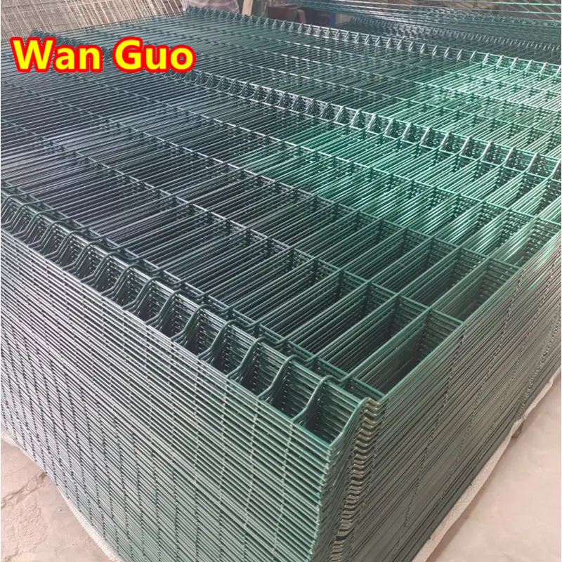 Factory Supply Outdoor Gardening  Metal Fencing Panels Welded Wire Mesh 3D Garden Fence