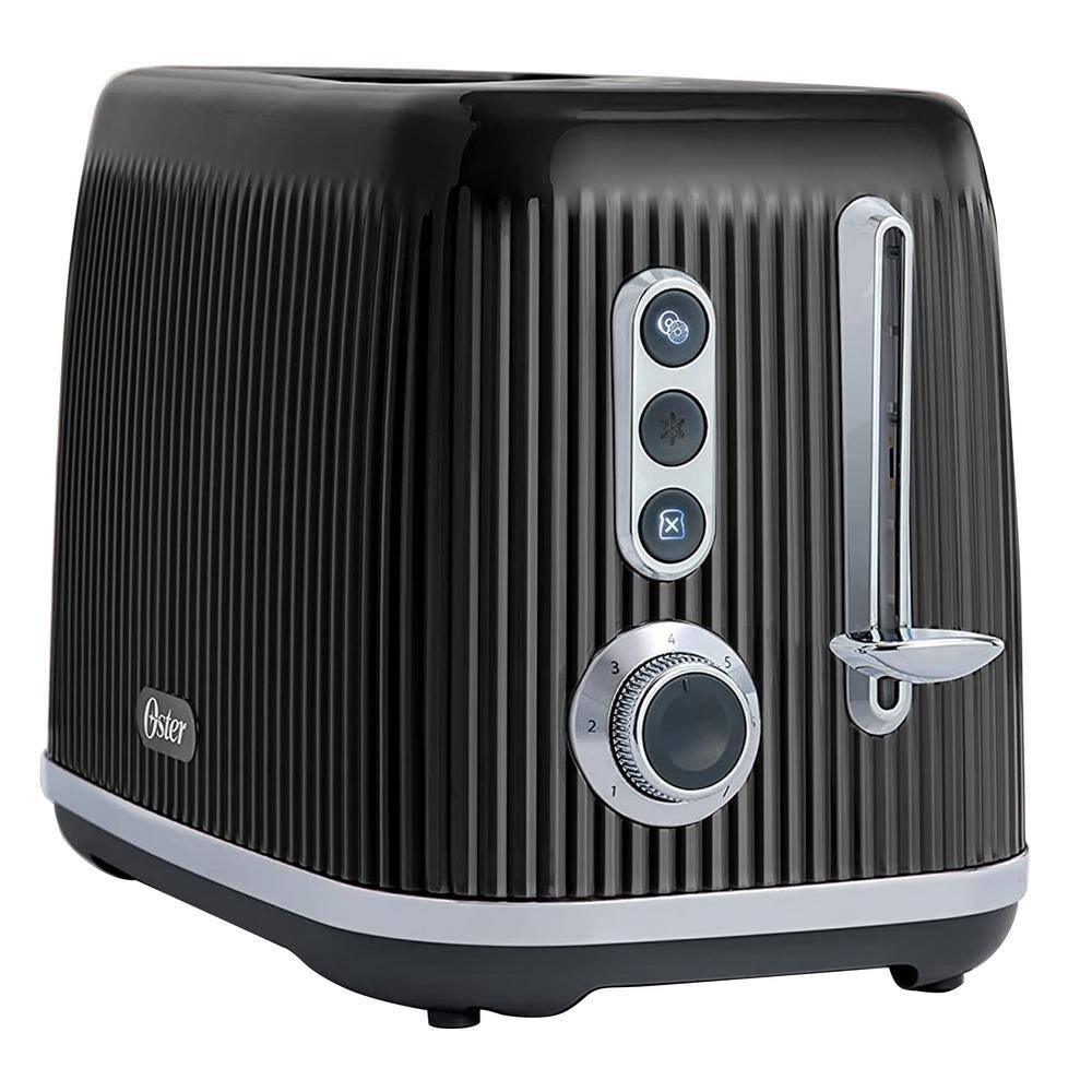 Oster Retro 2-Slice Toaster with Extra Wide Slots in Black 985119797M