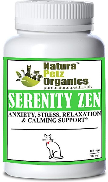 Natura Petz Organics Serenity Zen Cat Supplement， 150 count