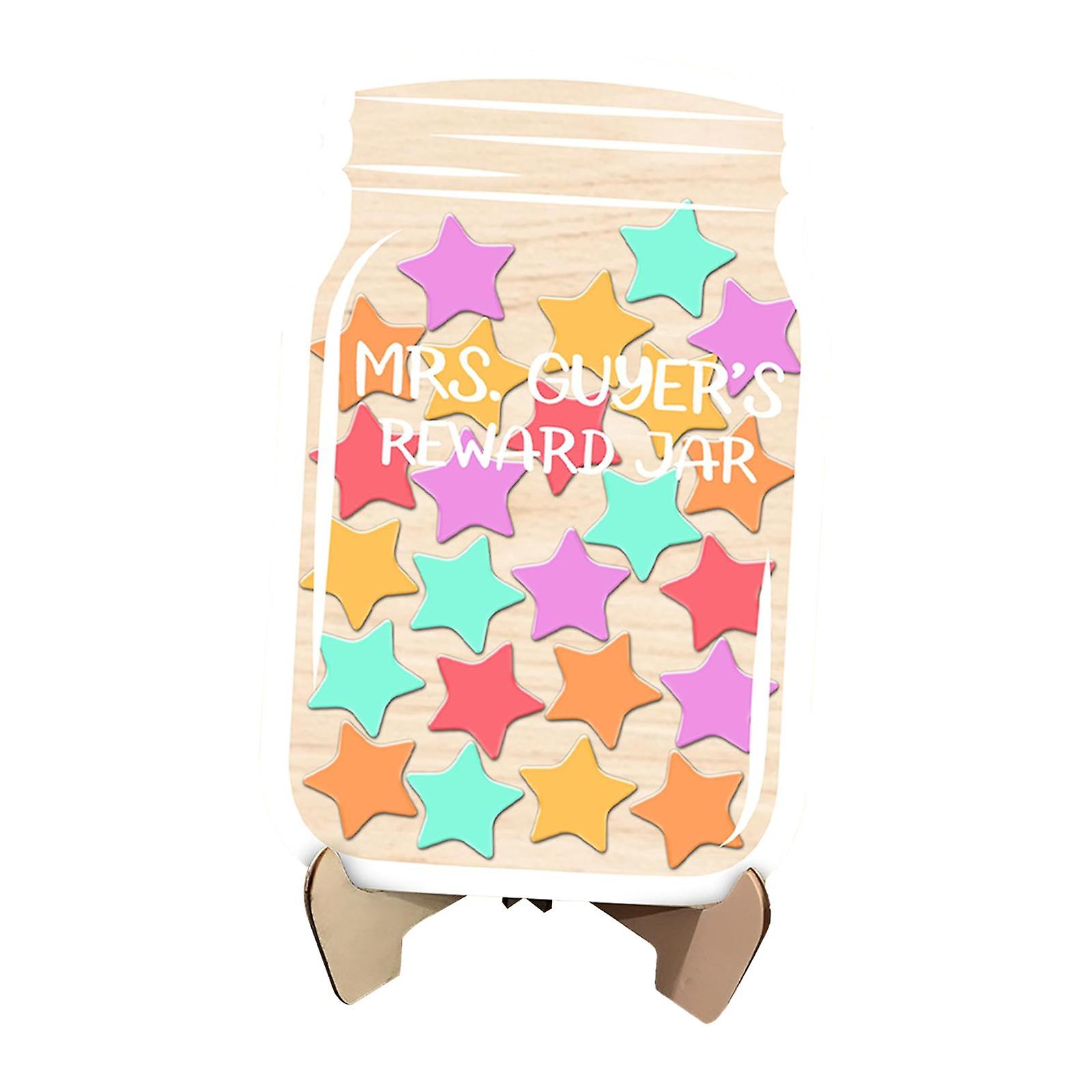 Personalized Stars Reward Bottle For Brushing Daily Reading Whiteboard Teaching