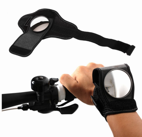 Watch cycling mirror Wrist Band Bike Rear View Mirror Arm Wrist Strap