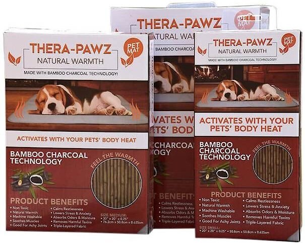 The Green Pet Shop Thera-Pawz Warming Dog and Cat Pad， Grey