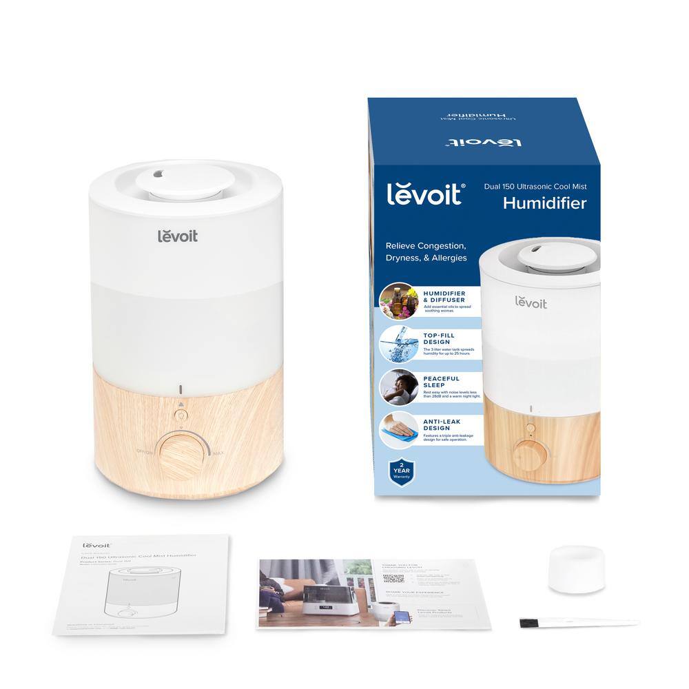 LEVOIT 0.8 Gal. Top-Filled Ultrasonic Cool Mist Humidifier up to 290 sq. ft. HEAPHULVNUS0061Y