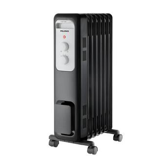 Pelonis 1500-Watt Oil-Filled Radiant Electric Space Heater with Thermostat HO-0279