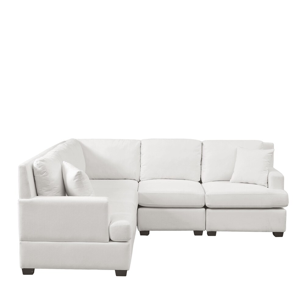 Modern Sectional Modular Sofa with Solid Frame