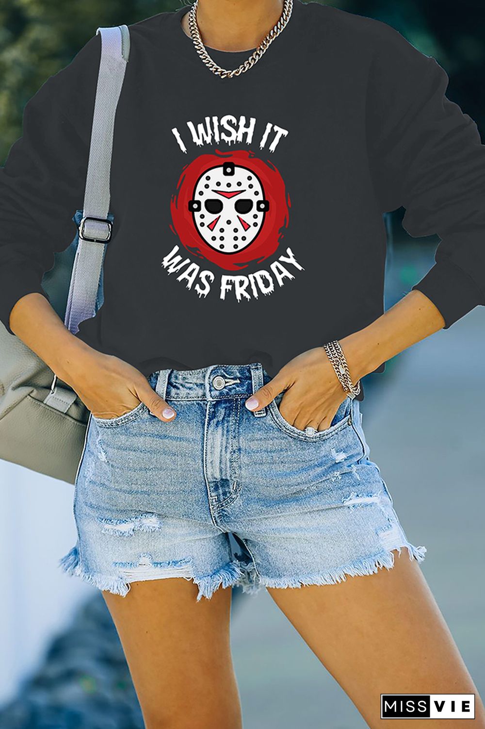 Friday the 13th, Halloween Longsleeve Sweatshirt Wholesale