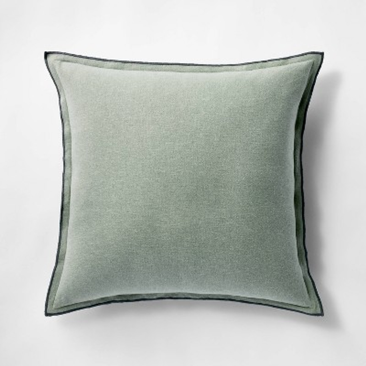 Oversized Linen Square Throw Pillow Green - Threshold™ designed with Studio McGee