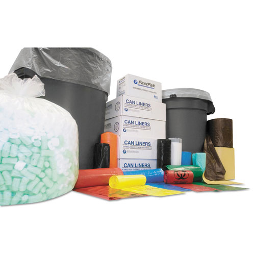 InteplastPitt Institutional Low-Density Can Liners | 10 gal， 0.35 mil， 24