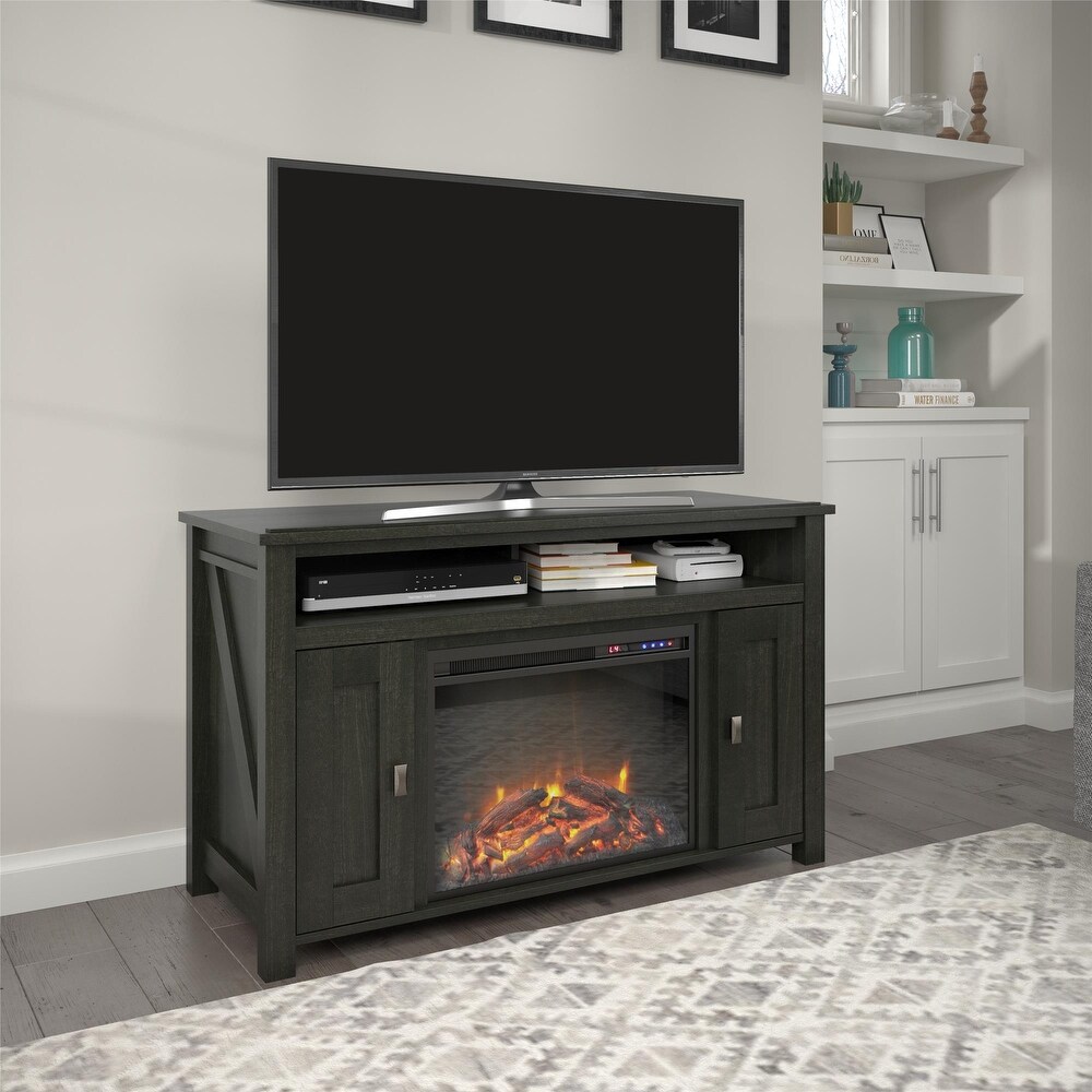 Avenue Greene Becken Ridge Electric Fireplace TV Console for TVs up to 50 inches   N/A