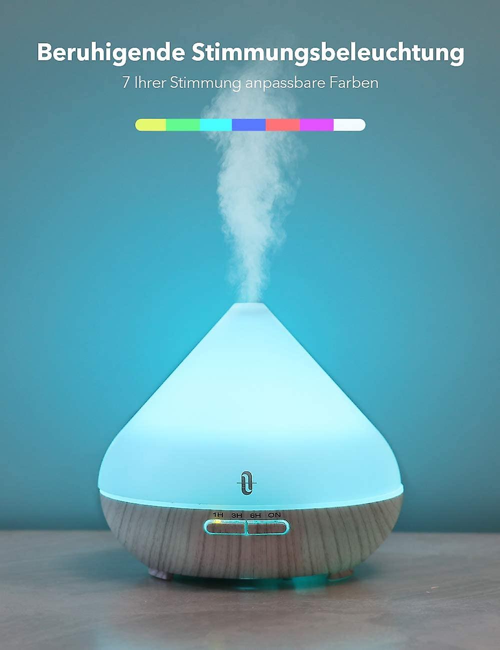 Aroma Diffuser With Patented Oil Flow System - 300ml - Bpa Free Humidifier - For Yoga， Salon， Spa， Living Room， Bedroom， Bathroom Or Kids Room