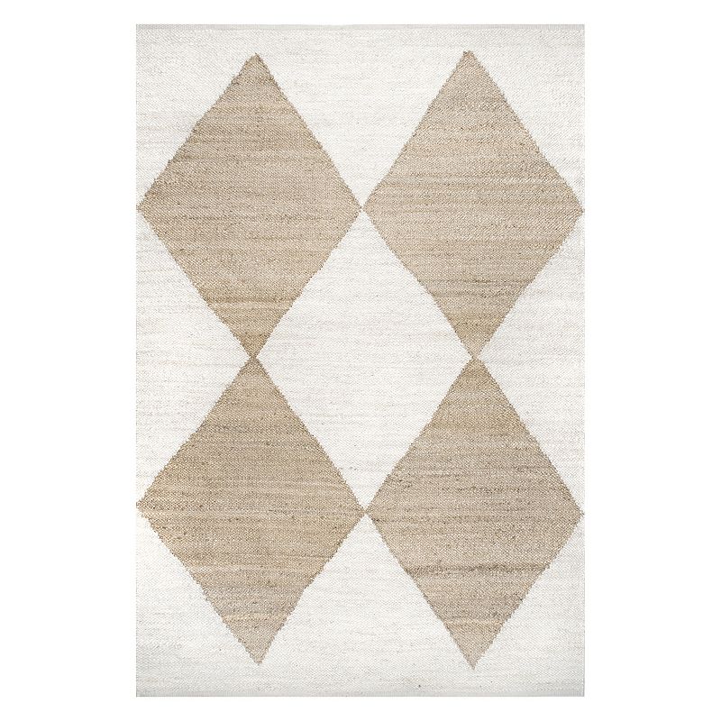 nuLOOM Pandora Diamond Jute Area Rug