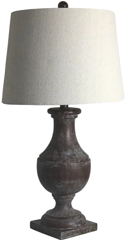 Cottage Bronze Espresso Table Lamp