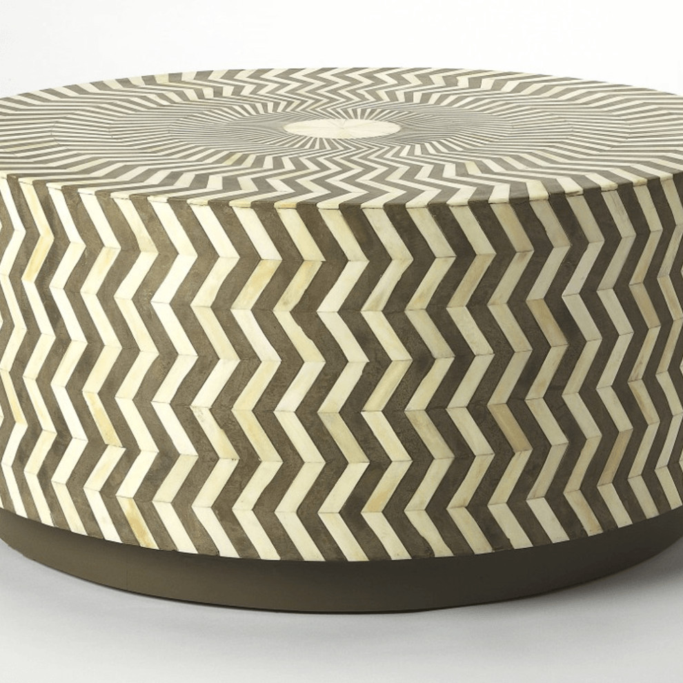 Bone Inlay Coffee Table   Contemporary   Coffee Tables   by HomeRoots  Houzz