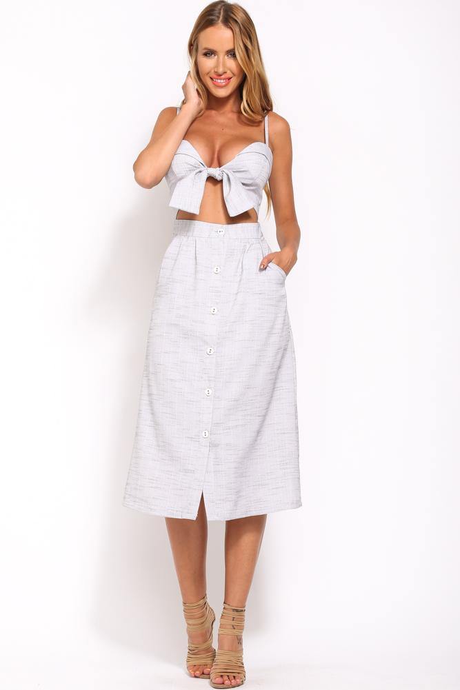 Listen Up Maxi Dress Grey