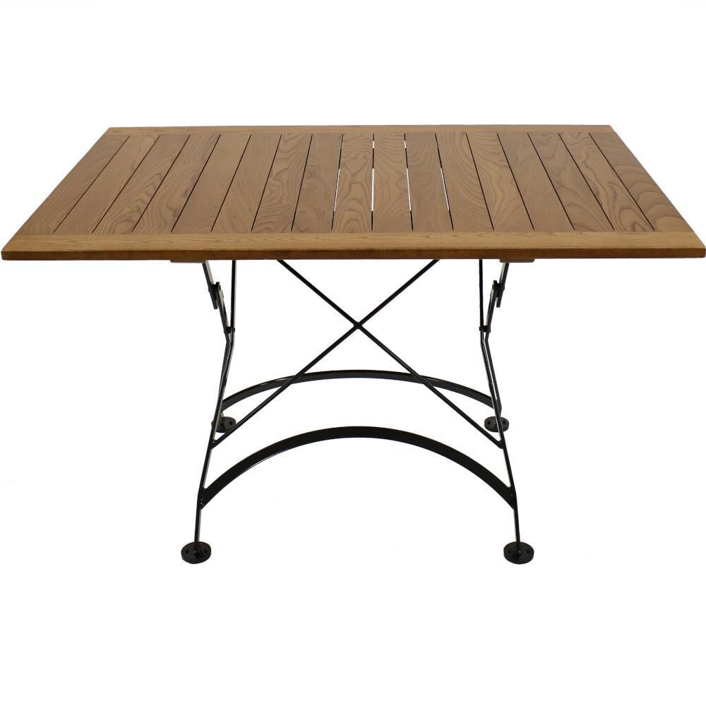 Ultimate Patio 48-Inch European Chestnut Wood Folding Dining Table