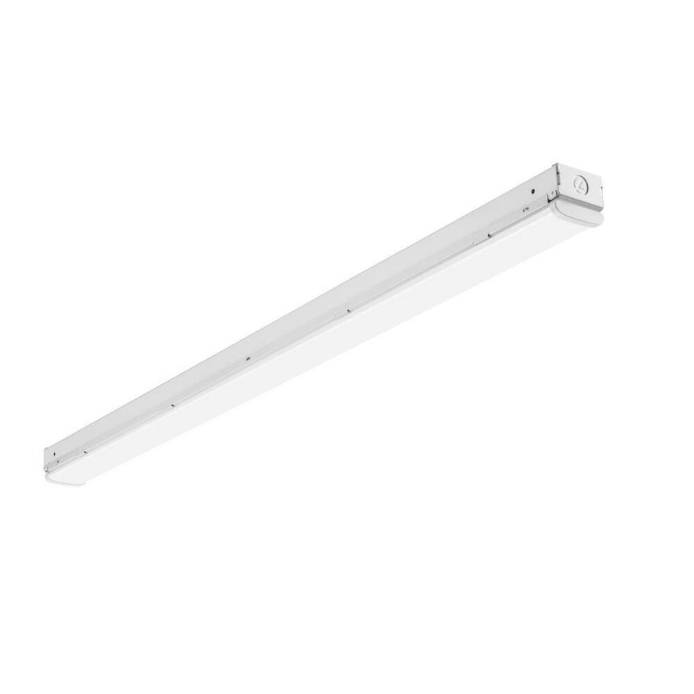 Lithonia Lighting MNSS 48 in. 64-Watt Equivalent Integrated LED White Strip Light Fixture 4000K MNSS L48 5500LM MVOLT GZ10 40K