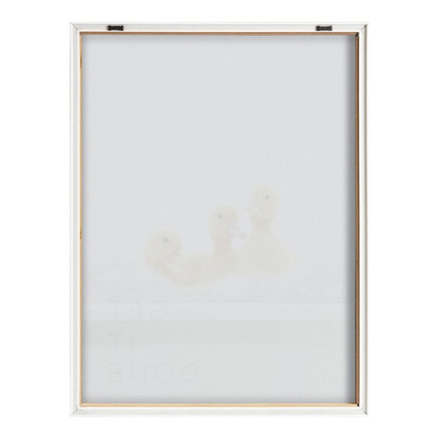 X 24 quot Blake Bathroom Bubble Bath 3 Ducks By The Creative Bunch Studio Framed Printed Glass Natural Kate amp Laurel All Things Decor