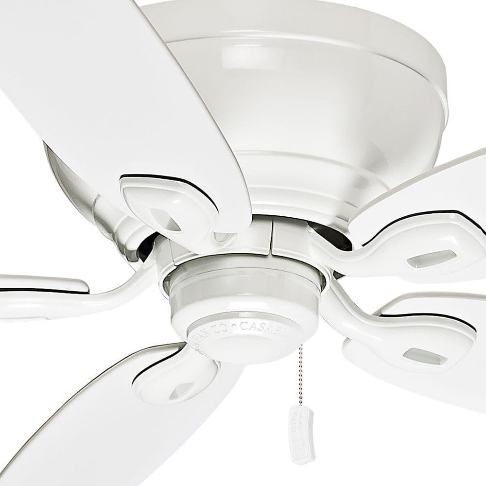 Casablanca Durant 54 in Indoor Snow White Ceiling Fan