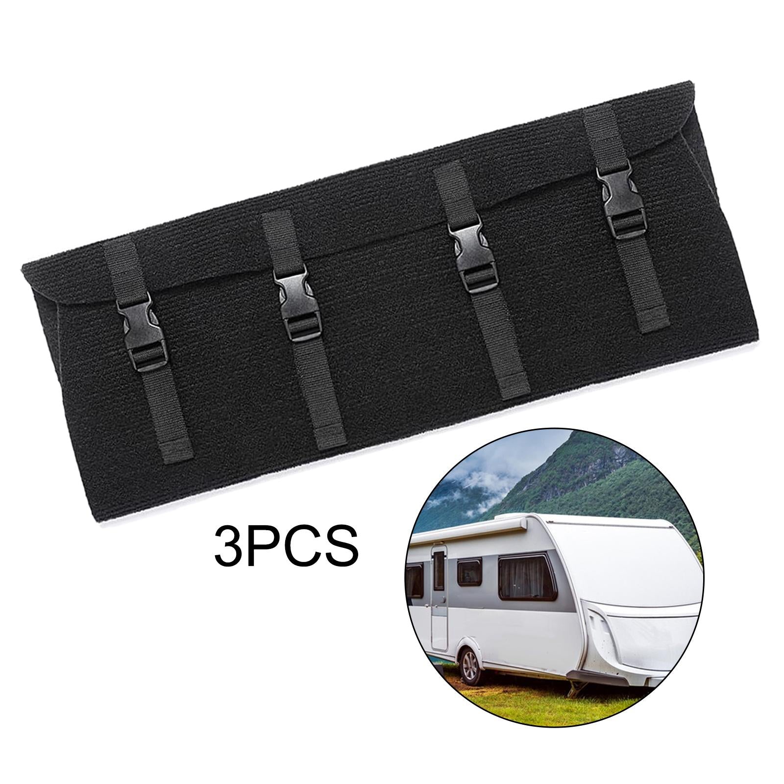 3 Pieces RV Step Covers Wrap Around Camper Accessories Step Ladder Mat Camper Step Covers Camper Step Rug for Outside Travel Trailer