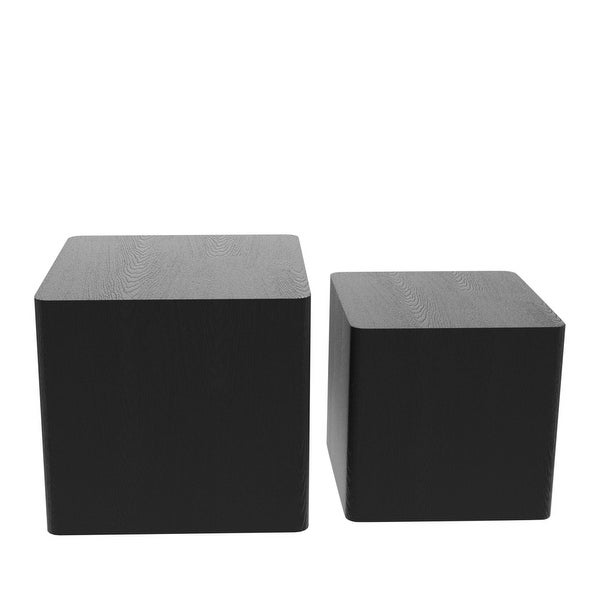 Set of 2 MDF End Table/Side Table for Living Room， Office， Bedroom