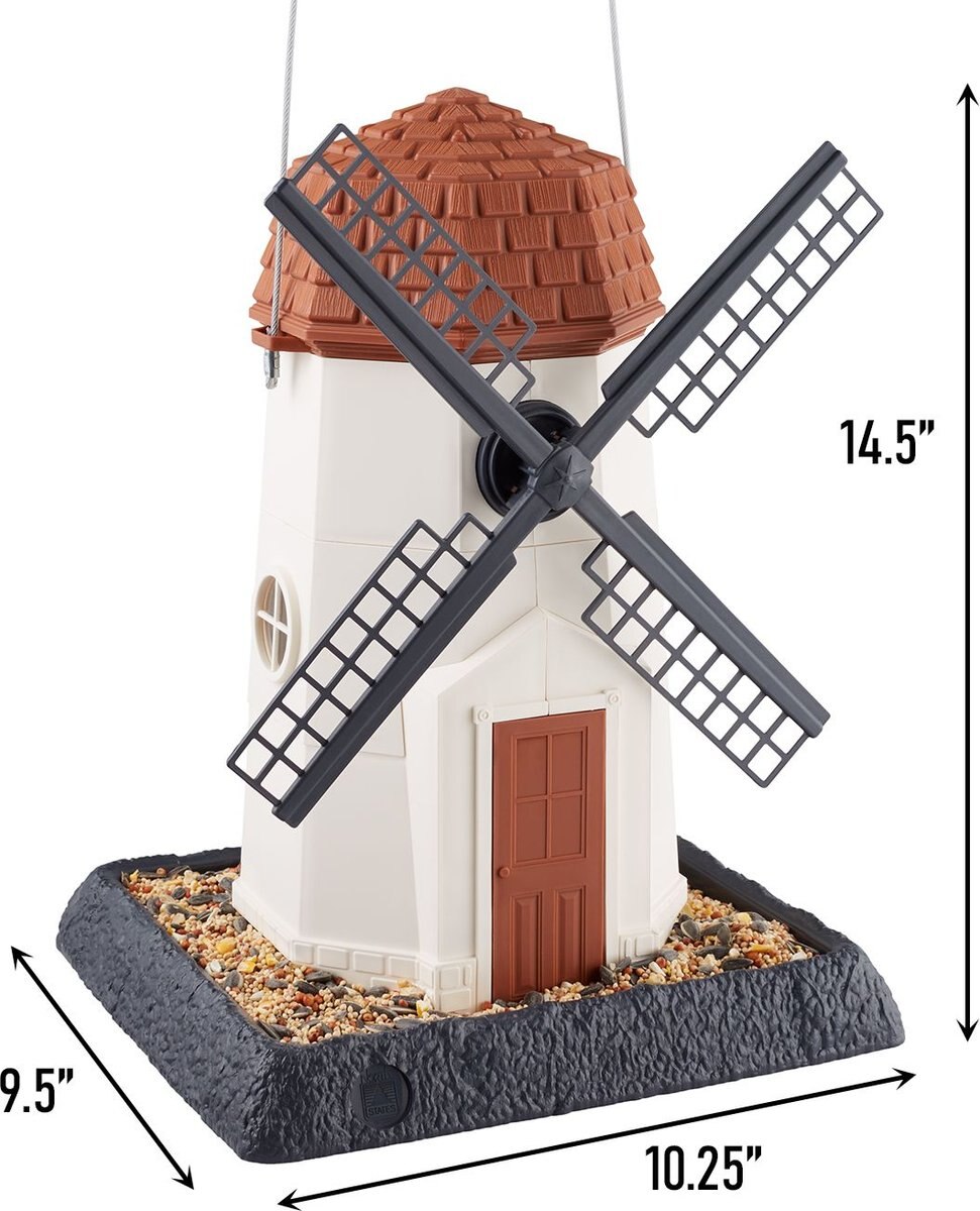 North States Village Collection Windmill Bird Feeder