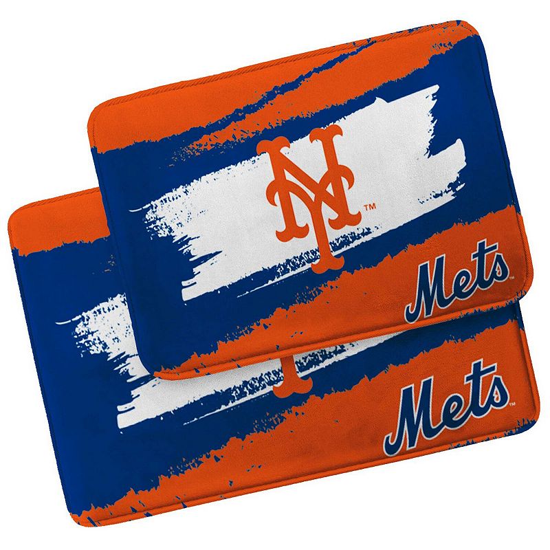 Pegasus New York Mets Shower Curtain and Bath Mat Set