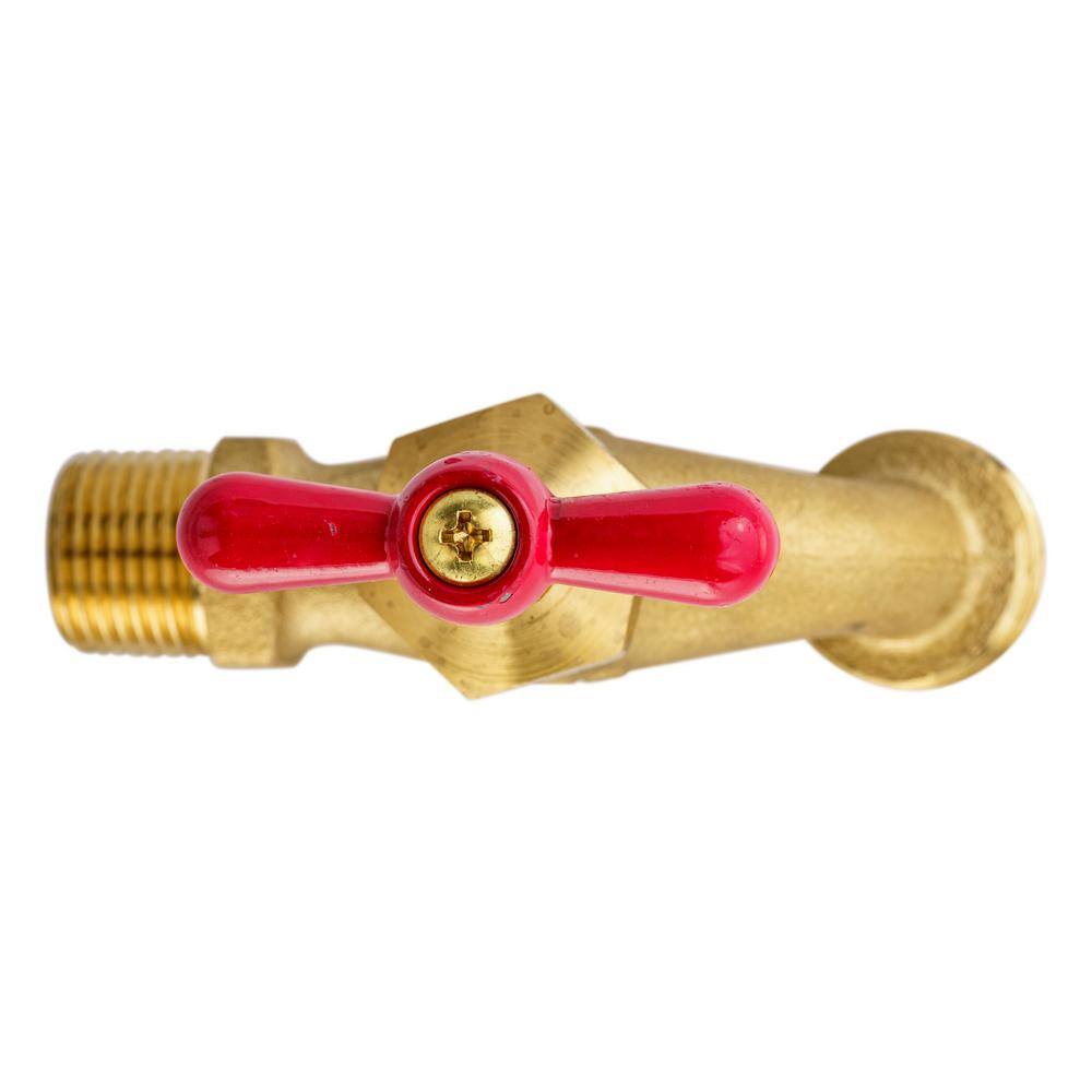 ProLine Series 12 in. x 34 in. Brass FPT x MHT Heavy-Duty Hose Bibb 103-013HN