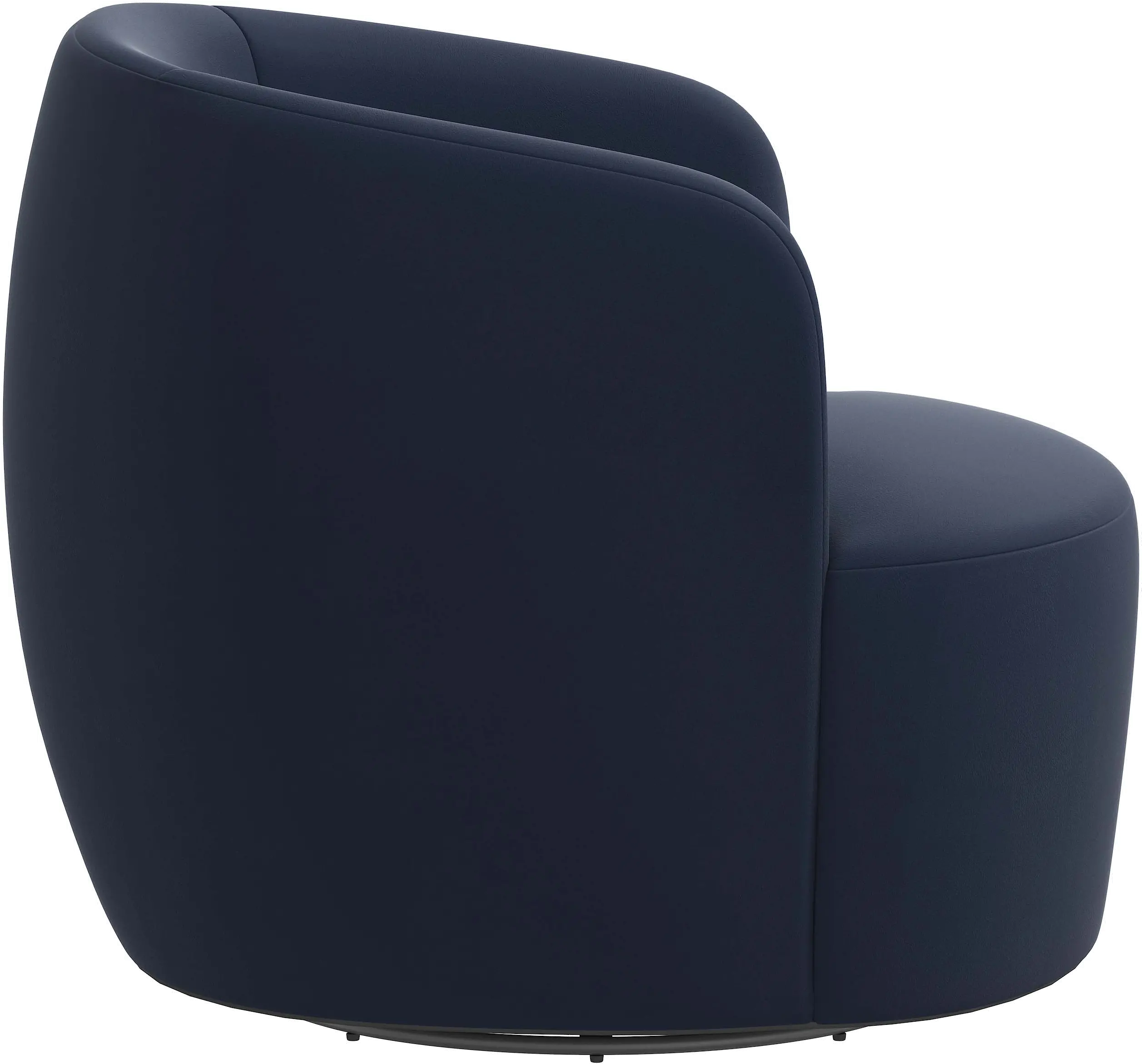 Hunter Velvet Ink Swivel Chair - Skyline Furniture