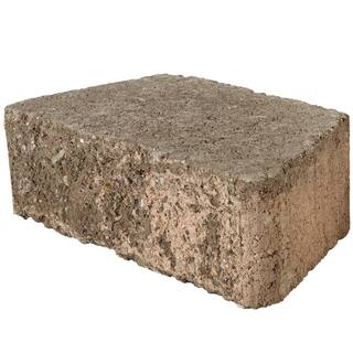 Pavestone RockWall Small 4 in. H x 11.63 in. W x 6.75 in. D Marine Concrete Retaining Wall Block 87590